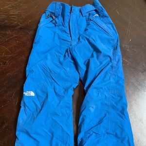 North Face boys snowboard ski pants M 10:12 blue